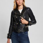 Women PU Biker Jacket