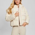 Women Brand Logo Puffer Jacket